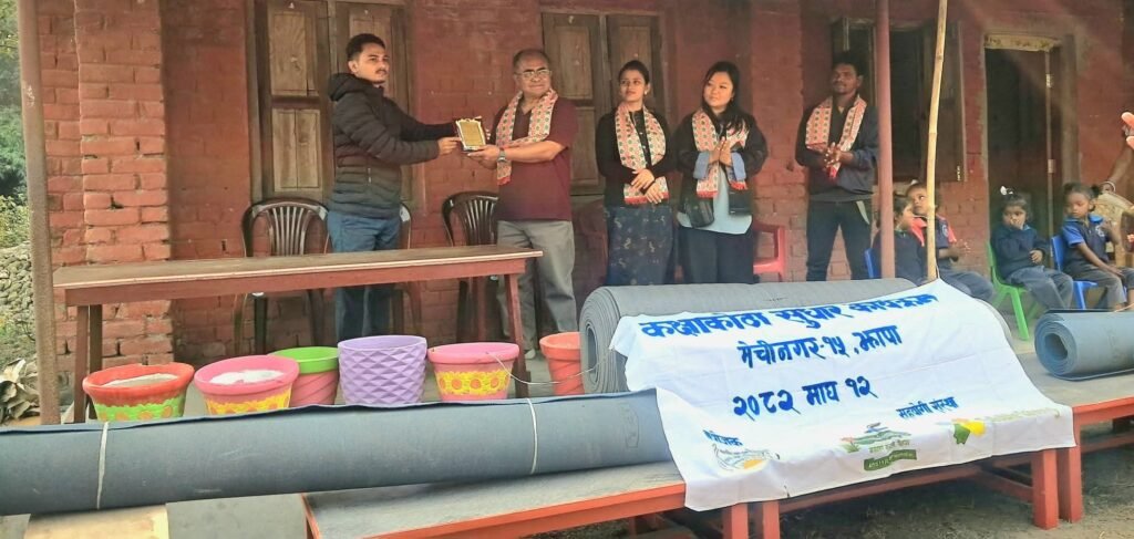 कक्षाकोठा सुधार कार्यक्रम अन्तर्गत सहयोग प्रदान